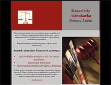 Tablet Screenshot of adwokat.w.rzeszowie.info